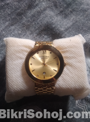 Longbo Golden Watch